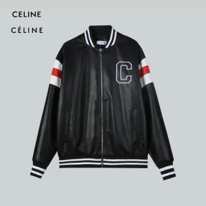【2026】【CELINE 公式旗艦店】セリーヌ  レザージャケット ジャケット着好評に付き再入荷！