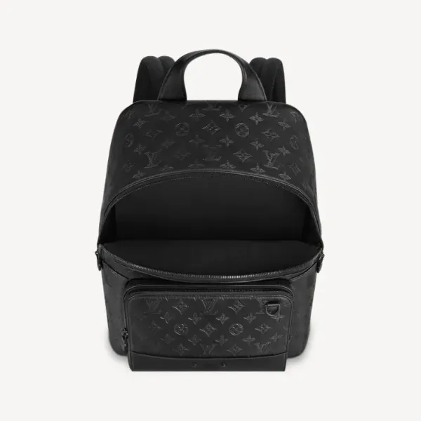 【2026】Louis Vuitton LV ヴィトン モノグラム リュック グレー 黒 シンプル 長財布 入る 33 x 41 x 18 cm