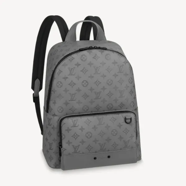 【2026】Louis Vuitton LV ヴィトン モノグラム リュック グレー 黒 シンプル 長財布 入る 33 x 41 x 18 cm