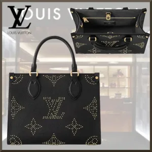 【2026】Louis Vuitton LV 【ブラックでエレ女感オンザゴー】ルイヴィトン　トートバッグ M46733 24.8 x 19.0x 11.4cm