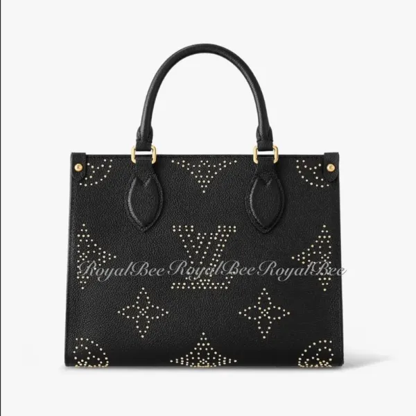 【2026】Louis Vuitton LV 【ブラックでエレ女感オンザゴー】ルイヴィトン　トートバッグ M46733 24.8 x 19.0x 11.4cm