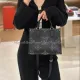 【2026】Louis Vuitton LV 【ブラックでエレ女感オンザゴー】ルイヴィトン　トートバッグ M46733 24.8 x 19.0x 11.4cm