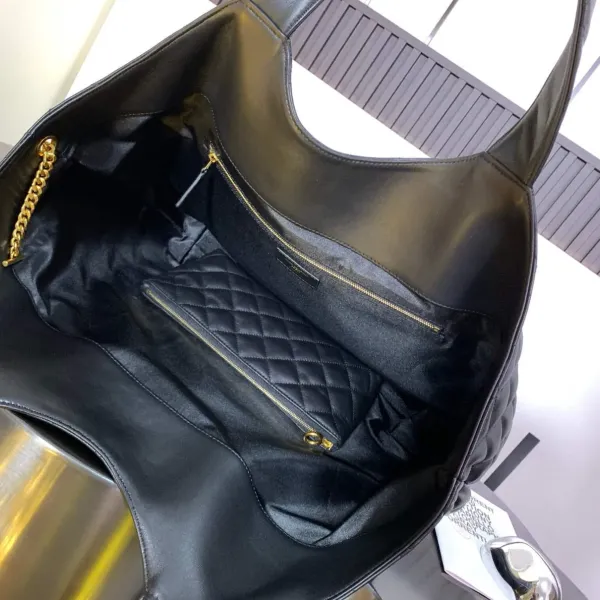 【2026】YSL Saint Laurent icare maxiショッピングバッグ-ブラック