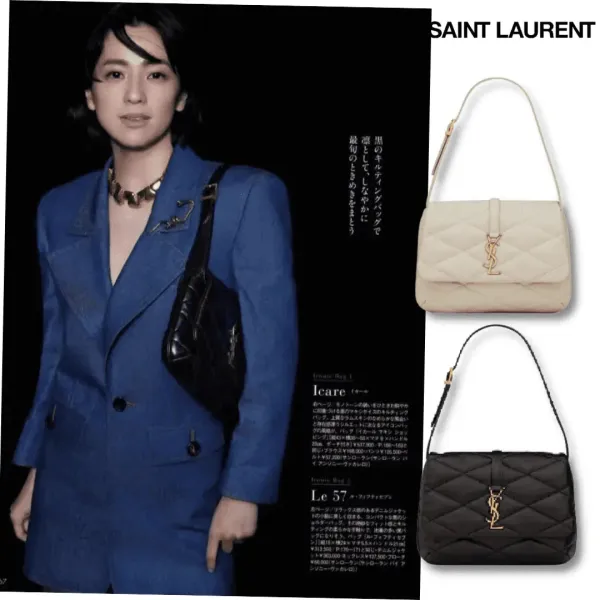 【2026】 YSL 年秋冬新作【SAINT LAURENT】雑誌掲載で大人気！中村アンさん愛用の「LE 57」バッグ。絶好の機会をお見逃しなく！
