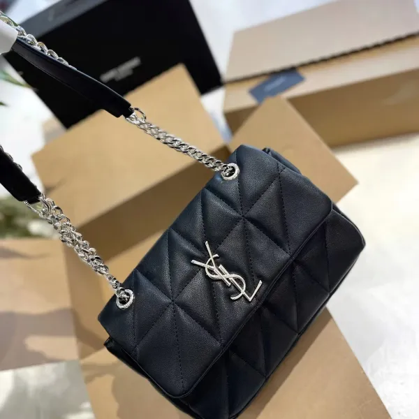 【2026】SAINT LAURENT Ysl Niki フラップメッセンジャーバッグ 黒と白