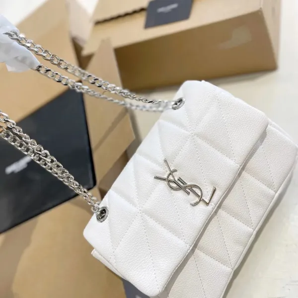 【2026】SAINT LAURENT Ysl Niki フラップメッセンジャーバッグ 黒と白
