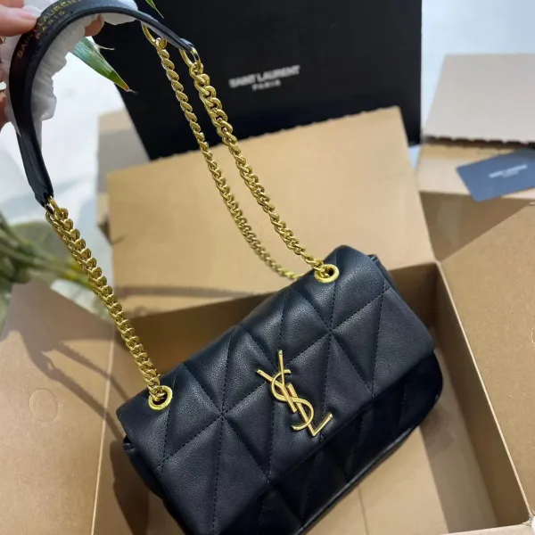 【2026】SAINT LAURENT Ysl Niki フラップメッセンジャーバッグ 黒と白