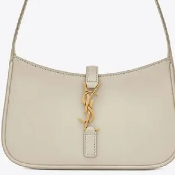 【2026】YSL 【Saint Laurent】LE5 A7 スムースレザー ミニ ホーボーバッグ-BUYMA 23*16*6.5cm