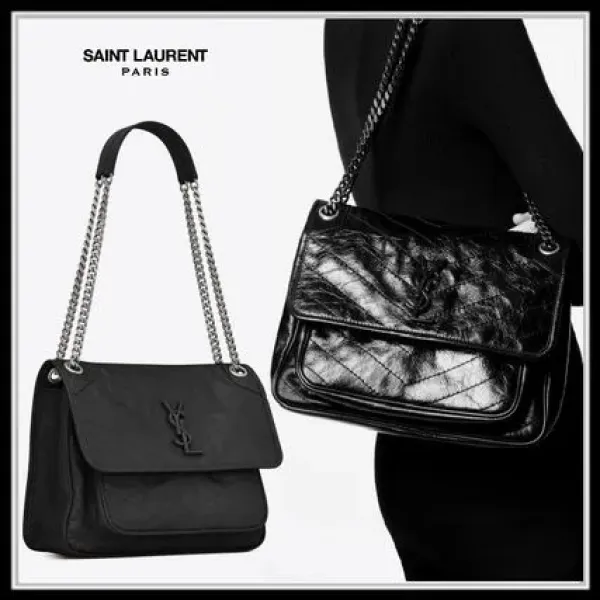 【2026】YSL Saint Laurent なし☆モノグラム エンベロープ チェーンウォレット