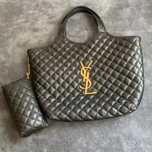 【2026】SAINT LAURENT YSL 50%OFFysl新しい黒のショッピングバッグ爆発的なトートバッグ【送料無料】