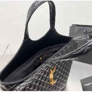 【2026】SAINT LAURENT YSL 50%OFFysl新しい黒のショッピングバッグ爆発的なトートバッグ【送料無料】