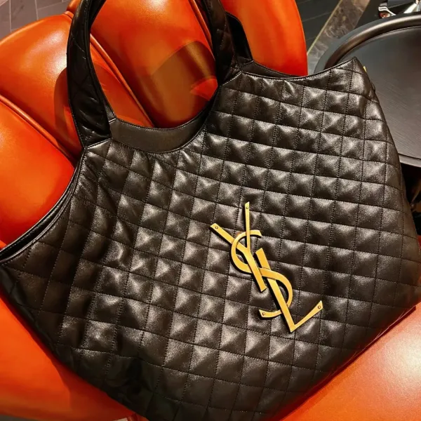 【2026】SAINT LAURENT YSL 50%OFFysl新しい黒のショッピングバッグ爆発的なトートバッグ【送料無料】