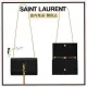 【2026】SAINT LAURENT YSL タッセル付きKATEミディアム、光沢のあるクロコダイルエンボスレザーバッグ