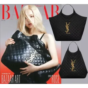 【2026】YSL 【SAINT LAURENT】ラムスキン ICAREマキシ ショッピングバッグ