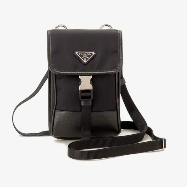 【2026】PRADA LEATHER SMARTPHONE CASE☆ショルダーバッグ
