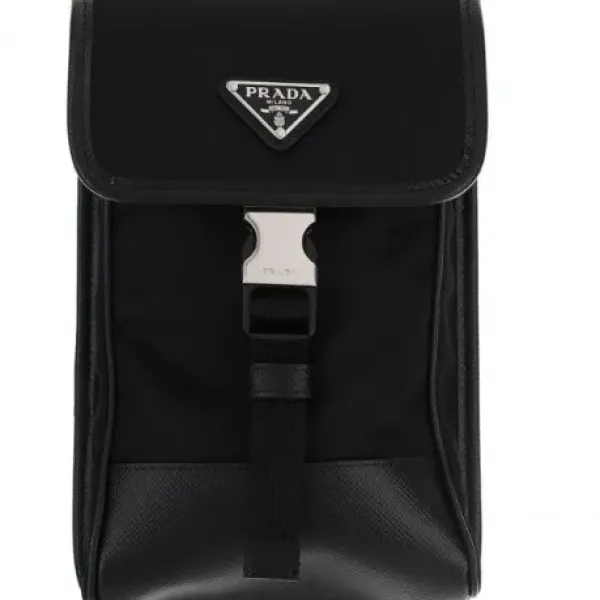 【2026】PRADA LEATHER SMARTPHONE CASE☆ショルダーバッグ