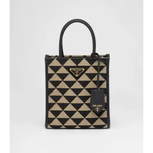 【2026】PRADA シンボル エンブロイダリージャカード ミニバッグ
