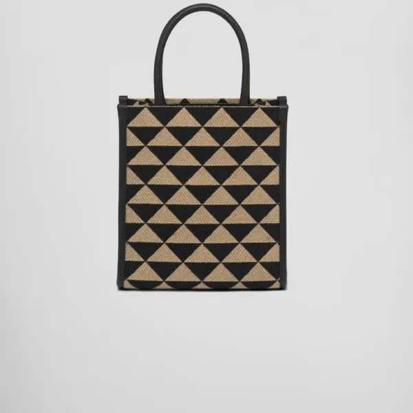 【2026】PRADA シンボル エンブロイダリージャカード ミニバッグ