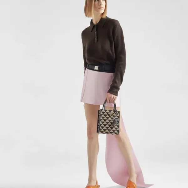 【2026】PRADA シンボル エンブロイダリージャカード ミニバッグ