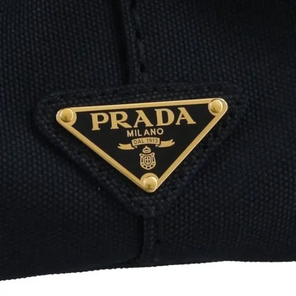 【2026】PRADA コットンキャンバス 2WAYトートバッグ 28*20*14cm