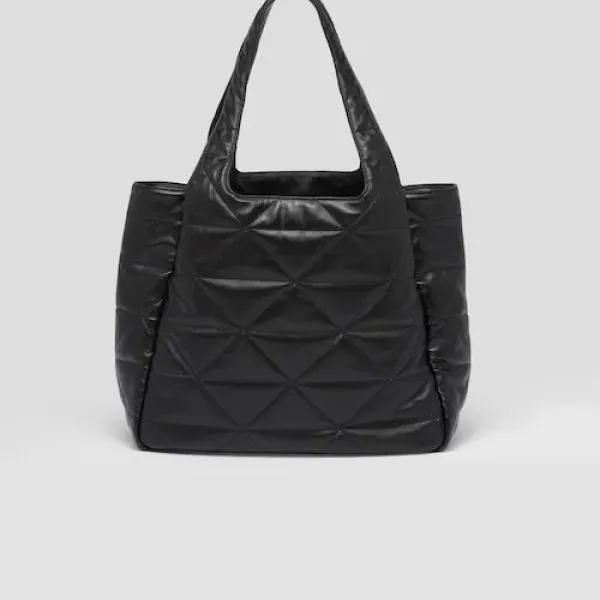 【2026】★PRADA直営店★トップステッチ ラージ レザー トートバッグ