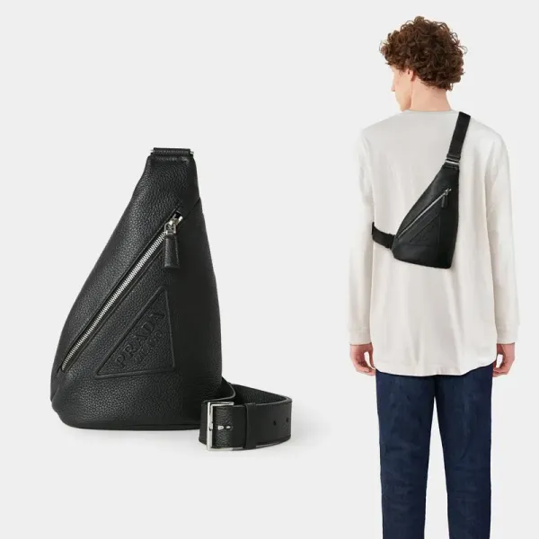 【2026】PRADA プラダ クロス ヴィッテロダイノレザーバッグ 32*17*6.5cm