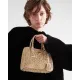 【2026】★PRADA直営店★ガレリア クリスタル サテン ミニバッグ