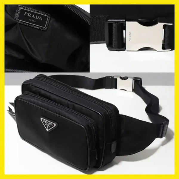 【2026】PRADA プラダメンズファッションクラシックショルダーバッグ 21*12.5*4.5cm