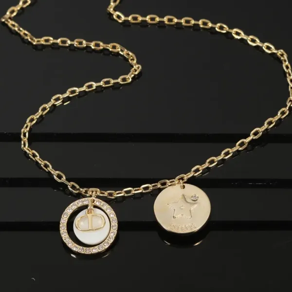 【2026】【 DIOR】ネックレス、新しいネックレス万能シンプルファッションオーナメント