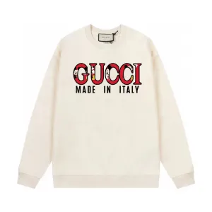 【2026】【GUCCI  公式旗艦店】グッチ  丸首の衛衣 スウェットご好評に付き再入荷！