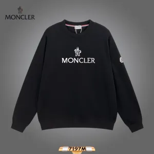 【2026】【MONCLER 公式旗艦店】モンクレール  丸首の衛衣 スウェットご好評に付き再入荷！