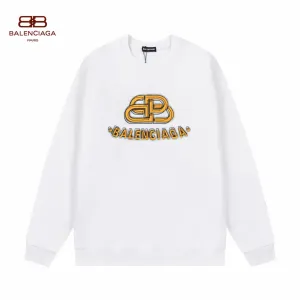 【2026】【BALENCIAGA 公式旗艦店】バレンシアガ 丸首の衛衣 スウェット ご好評に付き再入荷！