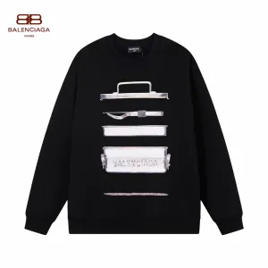 【2026】【BALENCIAGA 公式旗艦店】バレンシアガ 丸首の衛衣 スウェット ご好評に付き再入荷！