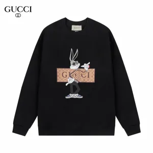 【2026】【GUCCI  公式旗艦店】グッチ  丸首の衛衣 スウェットご好評に付き再入荷！