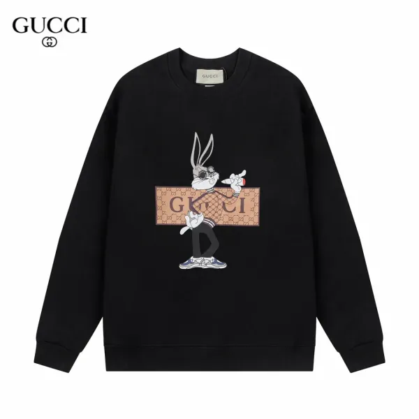 【2026】【GUCCI  公式旗艦店】グッチ  丸首の衛衣 スウェットご好評に付き再入荷！