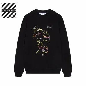【2026】【OFF-WHITE  公式旗艦店】オフホワイトス丸首の衛衣ウェットご好評に付き再入荷！