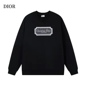 【2026】【DIOR 公式旗艦店】ディオール  丸首の衛衣 スウェットご好評に付き再入荷！