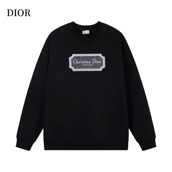 【2026】【DIOR 公式旗艦店】ディオール  丸首の衛衣 スウェットご好評に付き再入荷！