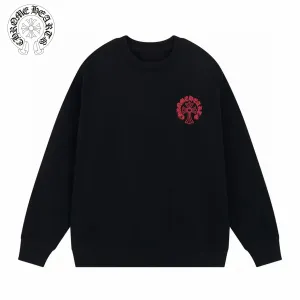【2026】【CHROME HEARTS公式旗艦店】クロムハーツ 丸首の衛衣 スウェット ご好評に付き再入荷！