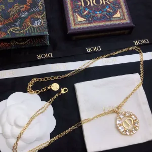 【2026】【DIOR】ネックレス、新しいネックレス万能シンプルファッションオーナメント
