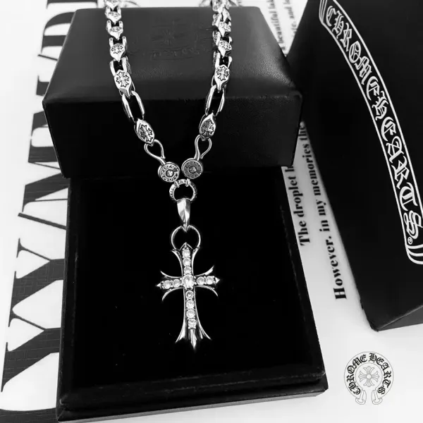 【2026】【CHROME HEARTS 】ネックレス、新しいネックレス万能シンプルファッションオーナメント