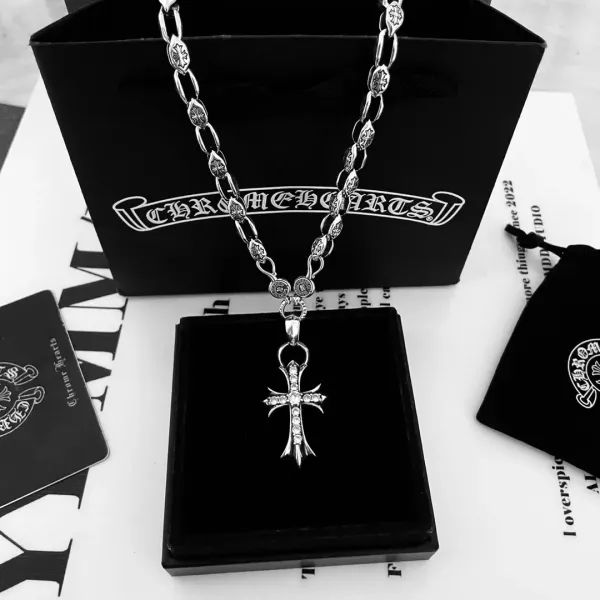 【2026】【CHROME HEARTS 】ネックレス、新しいネックレス万能シンプルファッションオーナメント