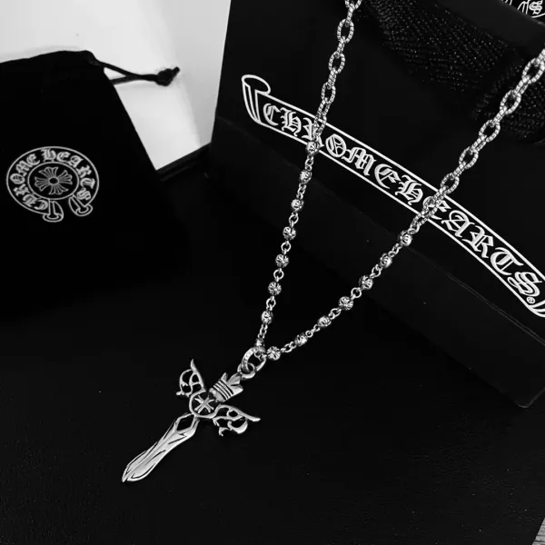 【2026】【CHROME HEARTS 】ネックレス、新しいネックレス万能シンプルファッションオーナメント