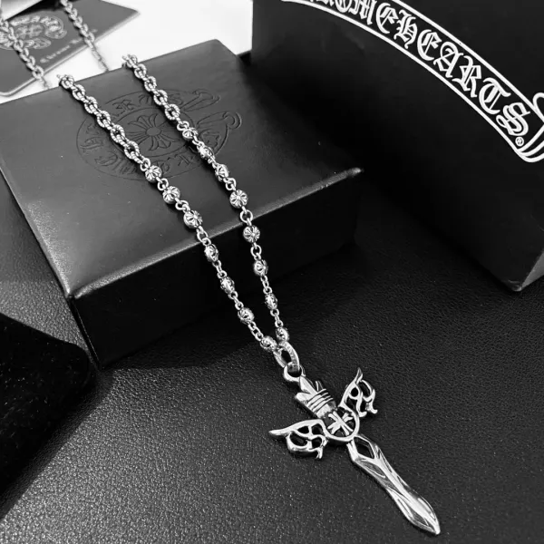 【2026】【CHROME HEARTS 】ネックレス、新しいネックレス万能シンプルファッションオーナメント