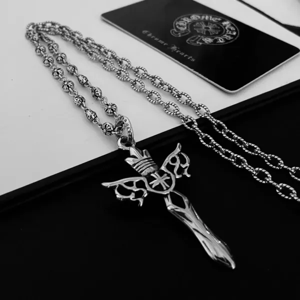 【2026】【CHROME HEARTS 】ネックレス、新しいネックレス万能シンプルファッションオーナメント