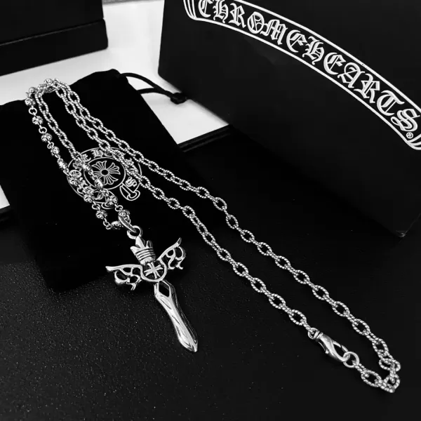 【2026】【CHROME HEARTS 】ネックレス、新しいネックレス万能シンプルファッションオーナメント
