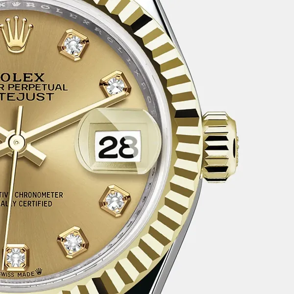 【2026】ROLEX レディ デイトジャスト オイスター 28 mm オイスタースチール＆イエローゴールド