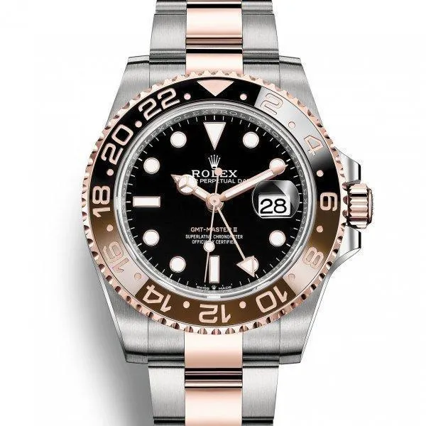 【2026】ROLEX GMTマスターⅡ ウォッチ : エバーローズロレゾール - オイスタースチール＆18 CT エバーローズゴールド - M126711CHNR