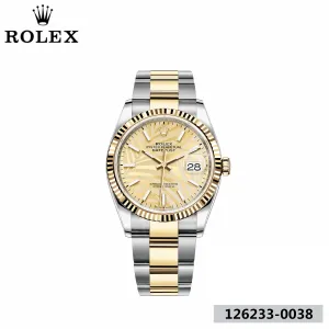 【2026】ROLEX デイトジャスト 36 オイスター 36 mm オイスタースチール＆イエローゴールド