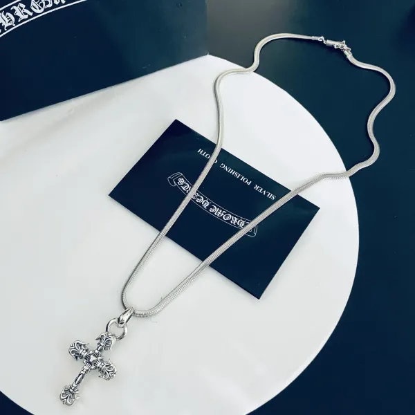 【2026】【CHROME HEARTS】クロムハーツ、新しいネックレス万能シンプルファッションオーナメント